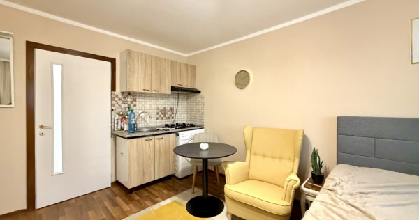 Apartament modern cu 1 camera, 21 mp utili - zona Telegraful