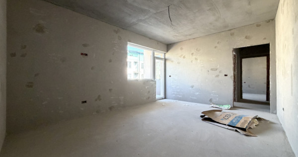 Apartament cu 2 camere, decomandat, 53 mp utili, balcon 6mp