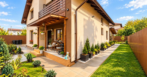 Stupini Brasov, vila premium, luminoasa, echipata, teren 536