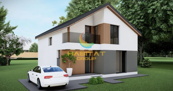 Casă Individuală Modernă P+M &ndash; 4 Camere, Teren Generos 414 mp, Beci