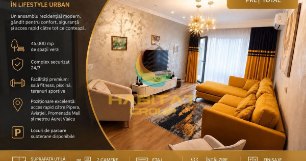 V&acirc;nzare apartament 2 camere LUX - Pipera | Erou Iancu Nicolae | Grand Park Piper