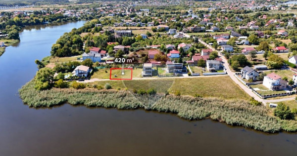 Teren de v&acirc;nzare | Autorizație D+P+1E + Proiect | 420 mp | Corbeanca