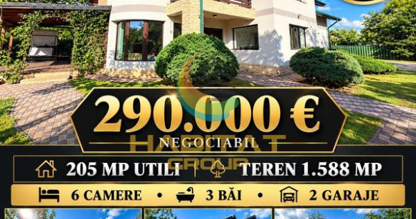 VILĂ INDIVIDUALĂ BOLINTIN-DEAL | TEREN 1.588 MP | 6 CAMERE | MUTARE IMEDIATĂ