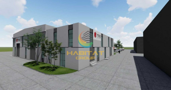 Hală producție 2.400 mp + birouri 350 mp | Poduri rulante | Popești-Leordeni