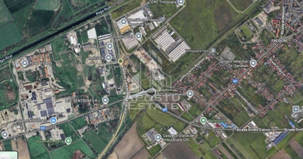 Teren 3031 Mp, zona industriala, acces facil la centura, Freidorf.