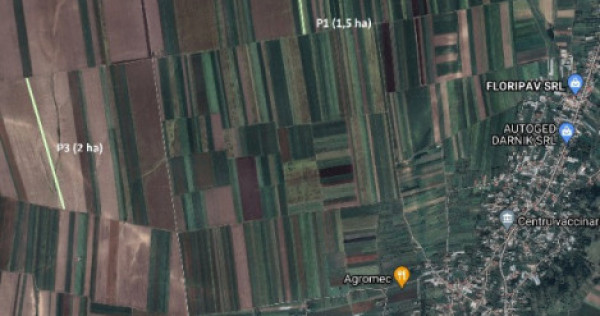 4 ha teren arabil extravilan in Corod (jud. Galati)