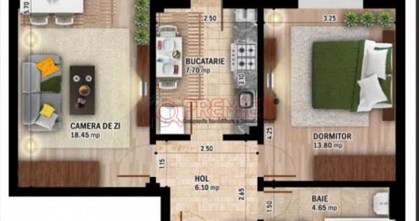 Apartament cu 2 camere- Sos Leordeni - Popesti