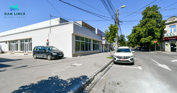Centru - Spatiu comercial 293mp cu vitrina stradala pe colt