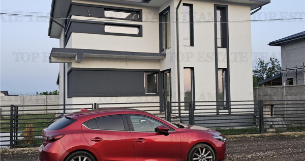 Vila lux 4 camere incalzire pardoseala cu terasa mare langa