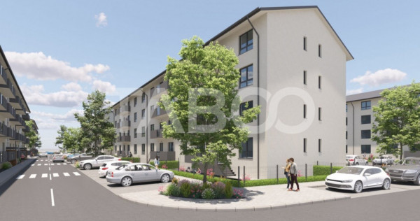 Apartament cu 3 camere ETAJ 2 balcon si loc parcare in SIBIU