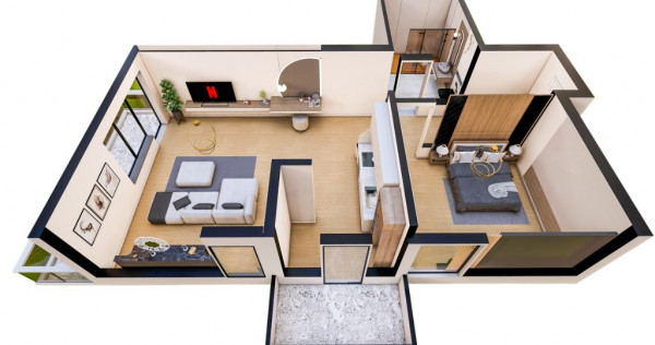 Apartament 2 camere O.B.A Luxury Plus - Tomis Plus