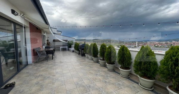 Penthouse de 97 mp, terasa 60 mp, zona Kaufland