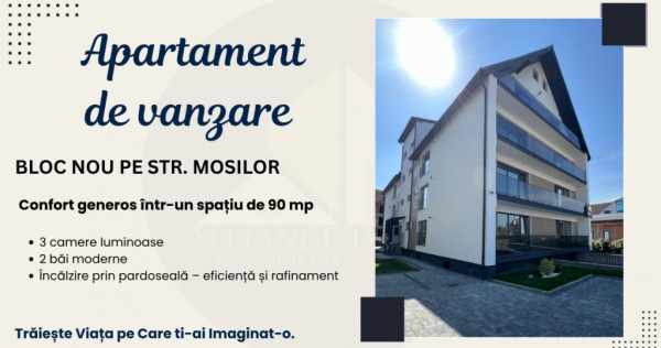 Apartamente 3 camere - Comision 0% pt cumparator