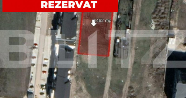 Teren intravilan, urbanism P+8, P+3-4, 1462 mp, front 30ml,