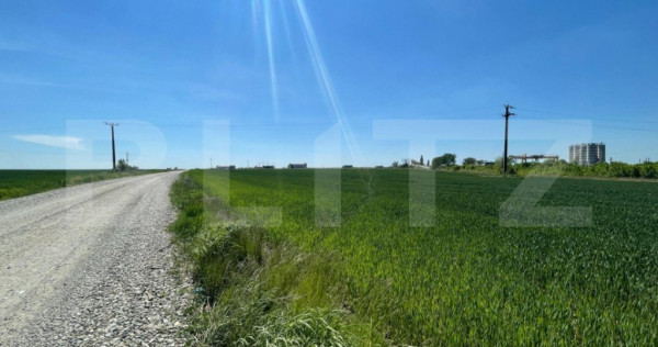 Teren intravilan 25.000 mp, front 300 mp , zona industriala