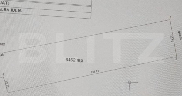 OFERTA SPECIALA Teren intravilan, 4088 mp, zona Motilor - Mi