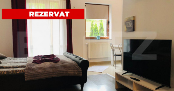 Garsoniera cu gradina intr-o zona pitoreasca din cartierul S