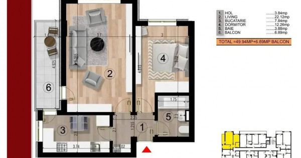 Berceni - Apartament 2 Camere - Metrou