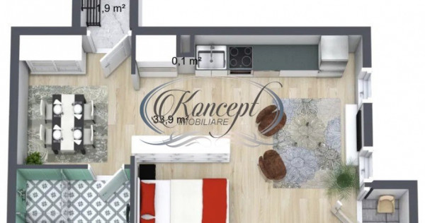 Apartament spatios, in cartierul Manastur