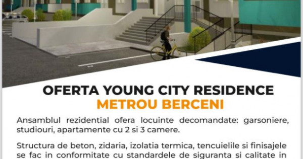 Oferta Promo garsoniera 5 minute metrou Berceni