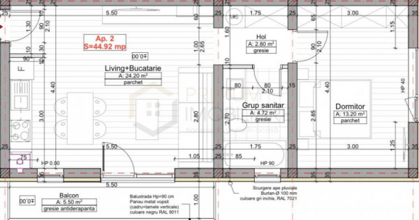 BRAYTIM - 2 Camere - Curte proprie generoasa - Bloc nou