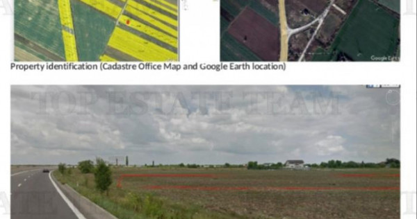 Teren de , iesire E 85 , Adunatii Copaceni, 8700mp