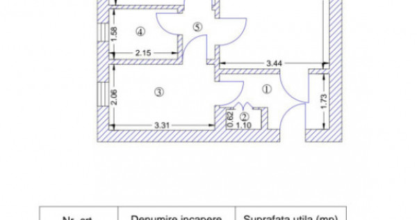 Ap 2 camere decomandat-Tatarasi-Flora-fara risc