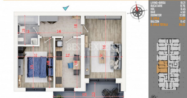 Www.EFY-RESIDENCE.ro Direct Dezvoltator Statie STB la 500 mt