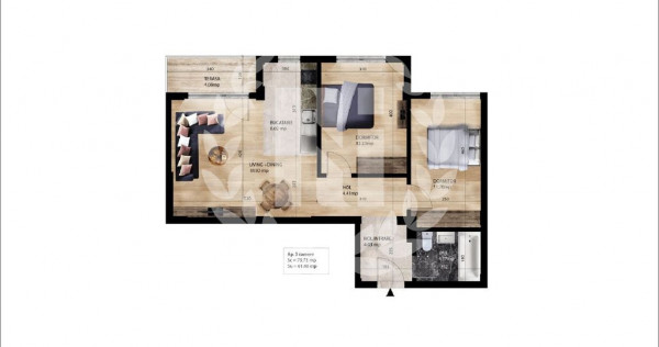 Apartament 3 camere Pantelimon