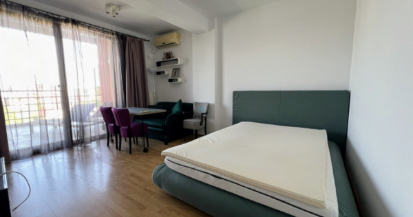 Apartament tip studio terasa 20 m, parcare la subteran, perf