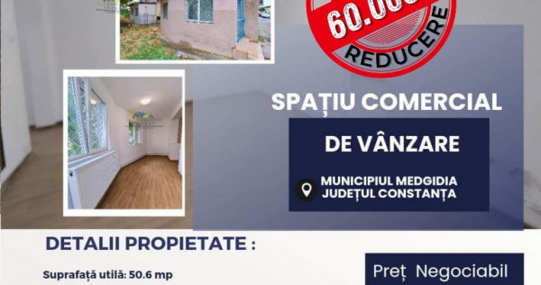 Spațiu comercial de vânzare în Medgidia