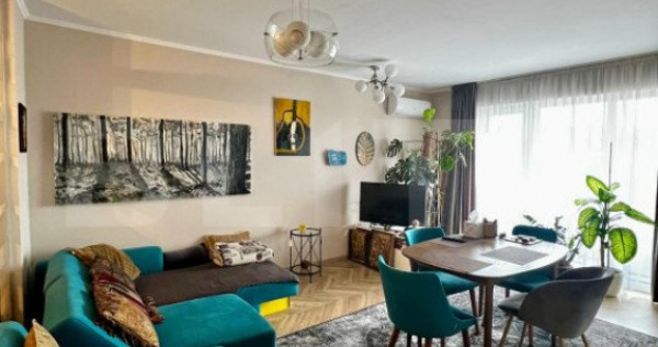 Apartament de 3 camere, 58 mp, terasa 17 mp, bloc nou, Ansam