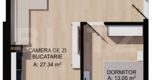 Apartament 2 camere, balcon 10mp, etaj intermediar, parcare,