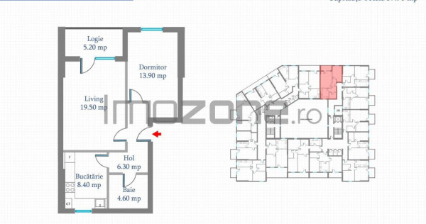 Apartament 2 Camere | 58 mp | Bloc Nou | Metrou Pacii / P...