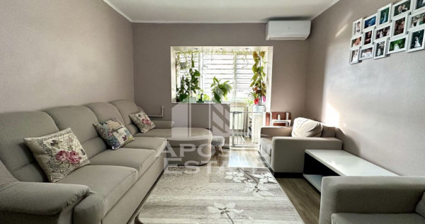 Apartament 2 camere, renovat, centrala proprie, zona Damb...