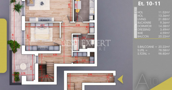 Apartament 2 camere cu Terasa Parcare Bonus-Mutare Rapida