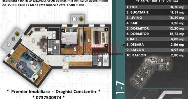 Rate la Dezvoltator - Z PARK RESIDENCE - Bulevardul