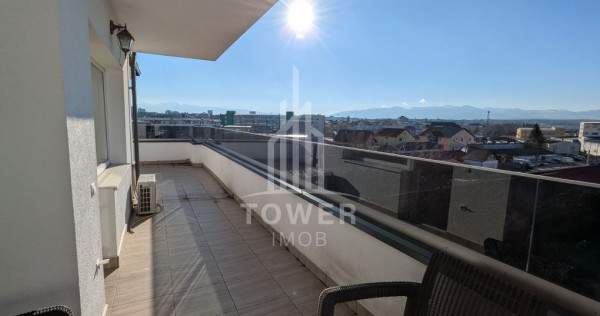 Penthouse de închiriat 3 camere, 2 terase - 107mp | Koga...