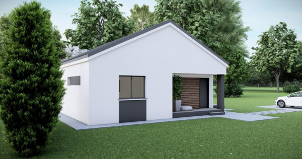 Casa individuală parter ~ 3 camere 2 băi + dressing ~ teren 353mp