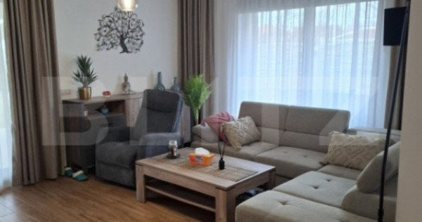 Casa moderna de vanzare, 4 camere, 128 mp utili, mobilat, zo