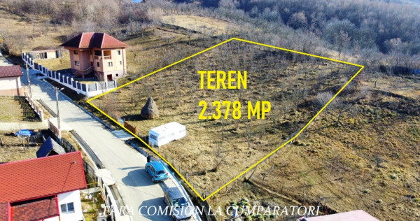 CALIMANESTI, TEREN 2378 MP, TOATE UTILITATILE