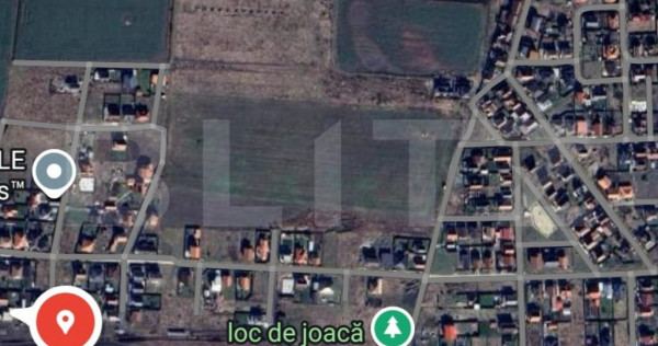 Teren constructie, 656 mp, 2 fronturi, zona Sacalaz