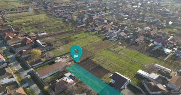 Teren intravilan de 900 mp în Sântana