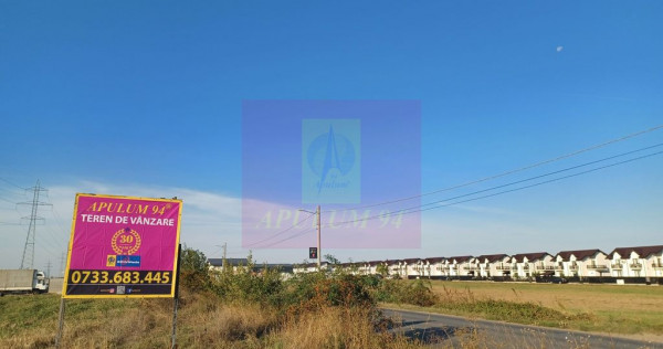 Săbăreni, teren intravilan construibil 3 ha, pe DJ602