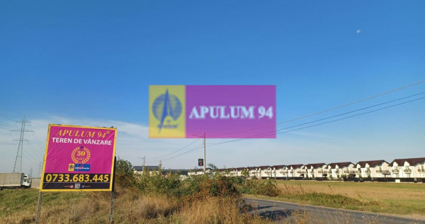 Săbăreni, teren intravilan construibil 3 ha, pe DJ602