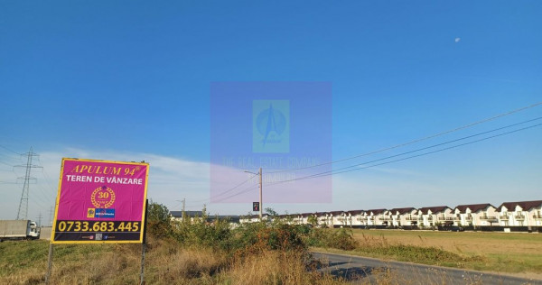 Săbăreni, teren intravilan construibil 3 ha, pe DJ602
