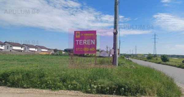 Teren 3.500 mp intravilan construibil pe DJ 602, &icirc;n Săb...