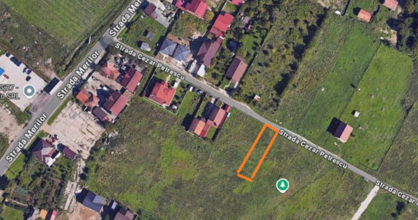 Teren Intravilan (1079 mp),situat în Târgu Jiu, Str. Cezar