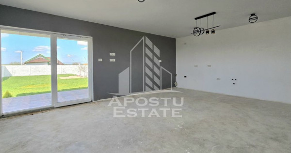 Duplex cu 3 camere, 2 bai, terasa acoperita si teren gene...