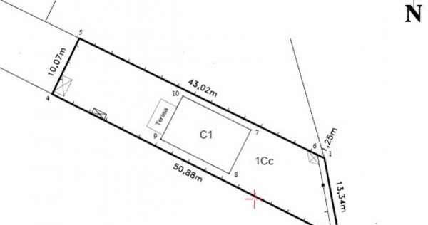 Casa Dragomiresti Vale parter 4 camere + Teren 400 mp New